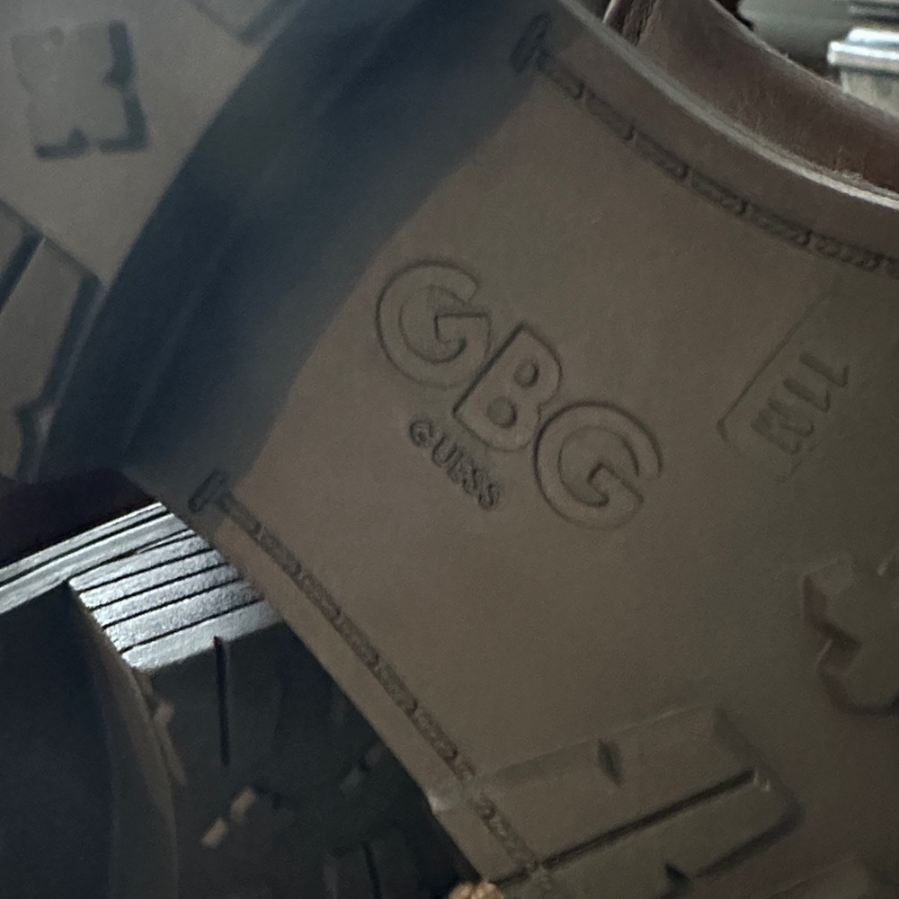 GBG Los Angeles Dark Brown Heeled Boots - Picture 2 of 4